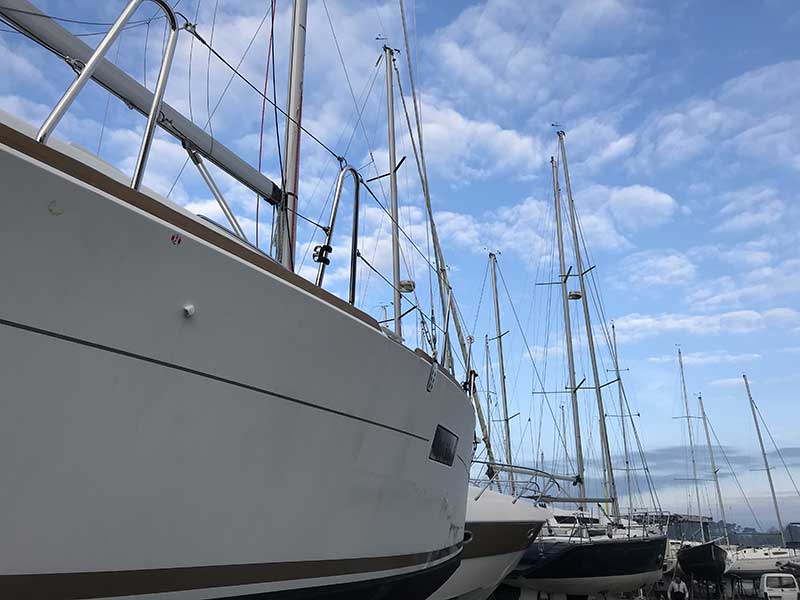 Stockage et hivernage de bateaux