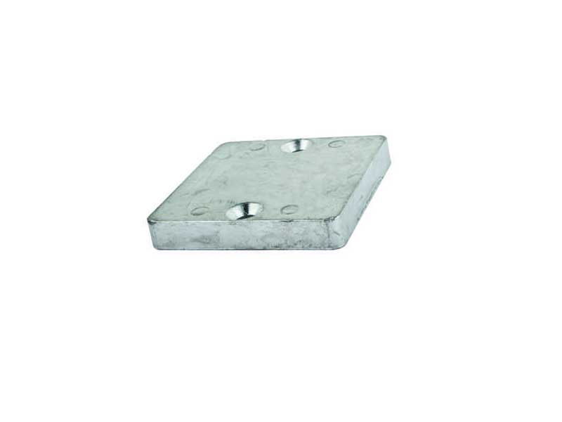 ANODE PLAQUE A VISSER 2 TROUS 200GR