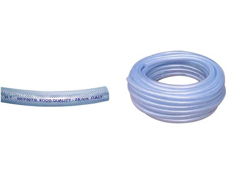 TUYAU TRESSE ARME ALIMENTAIRE D19 LE METRE