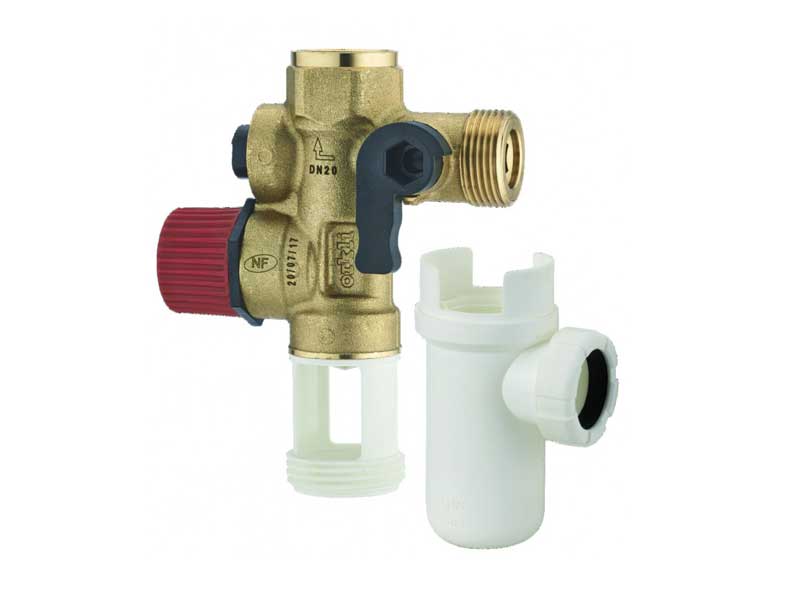 GROUPE DE SECURITE POUR CHAUFFE-EAU AVEC SIPHON MF20x27