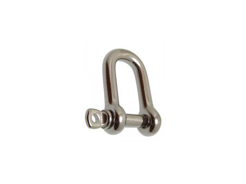 MANILLE DROITE 4MM INOX A4