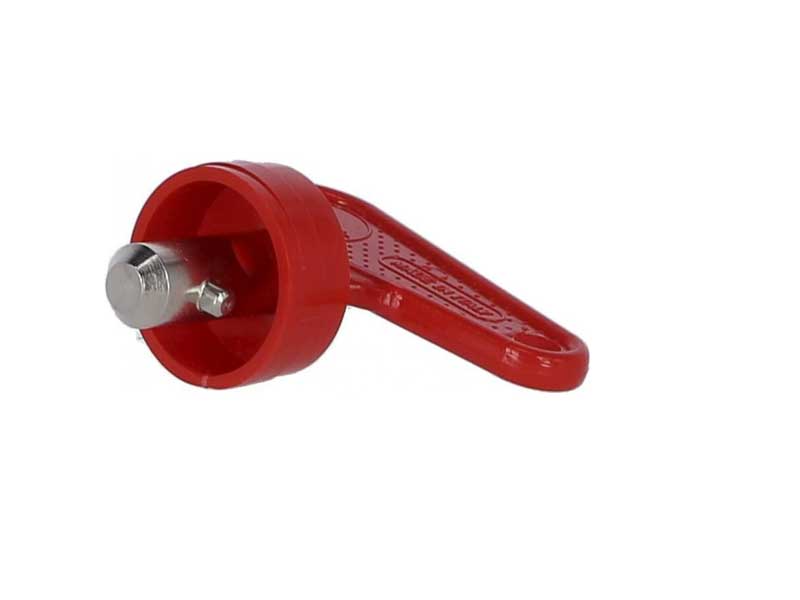 Clé de rechange rouge pour coupe batterie