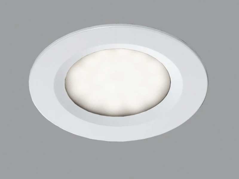 Spot halogène encastré aluminium blanc - dernières pièces