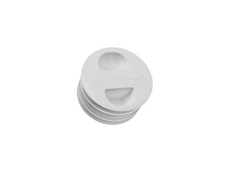 Bouchon plastique blanc pour pied de table
