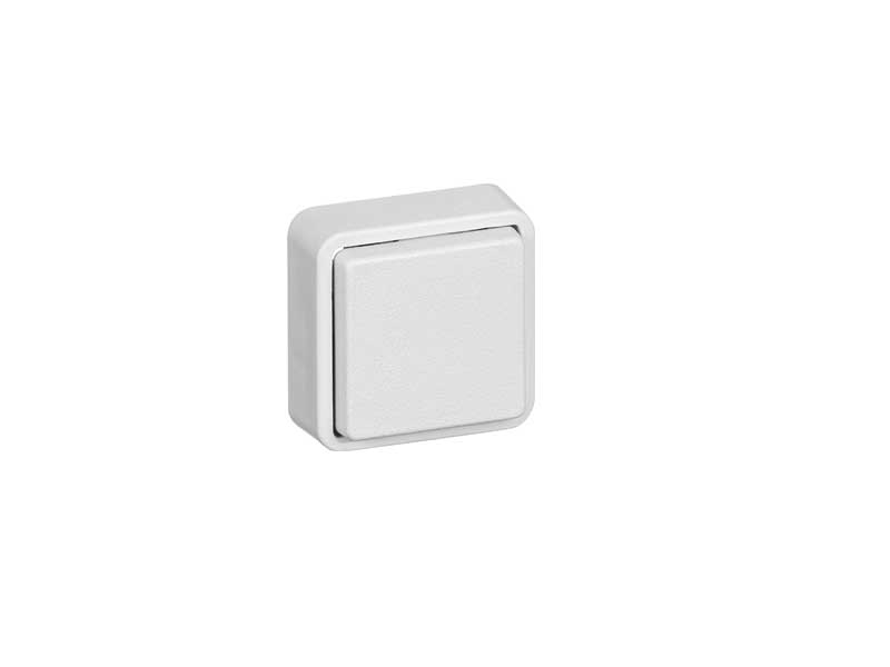 Mini interrupteur à bascule blanc 25x25mm à l'unité
