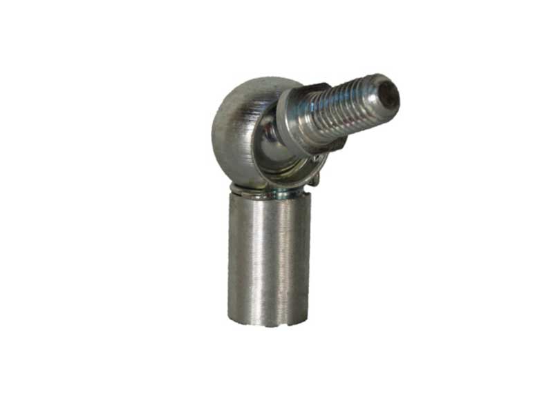 Cage à rotule  + rotule M8 acier pour vérin