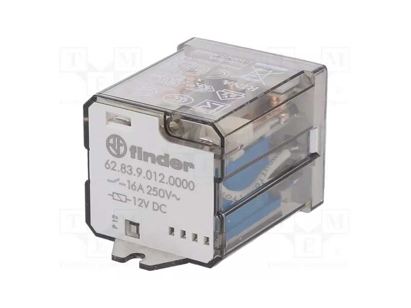 Relais de puissance Finder 62 Series 16A 12V